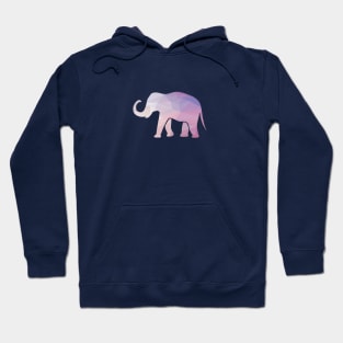 minimal elephant Hoodie